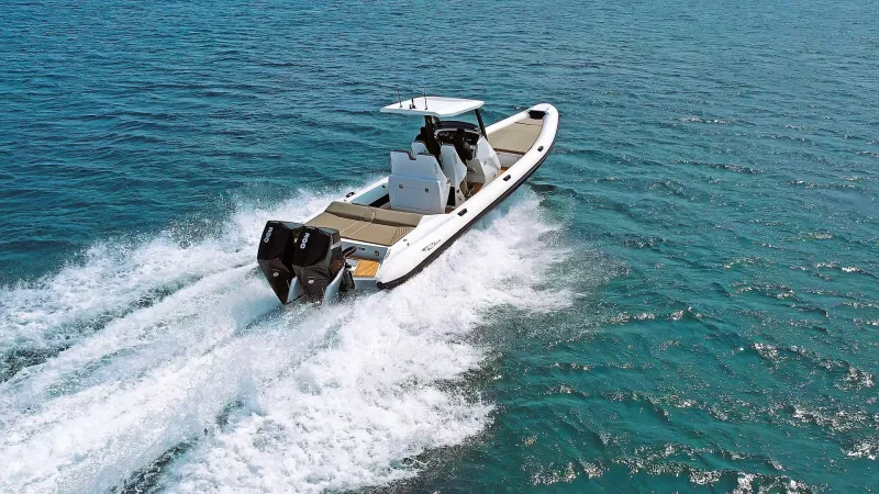 MOJO, a 12m Seafarer 12m by Ribco for up to 10 passengers in Milos