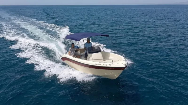 GALLINI I, a 5.1m Poseidon Blu Water 170 for up to 6 passengers in Milos