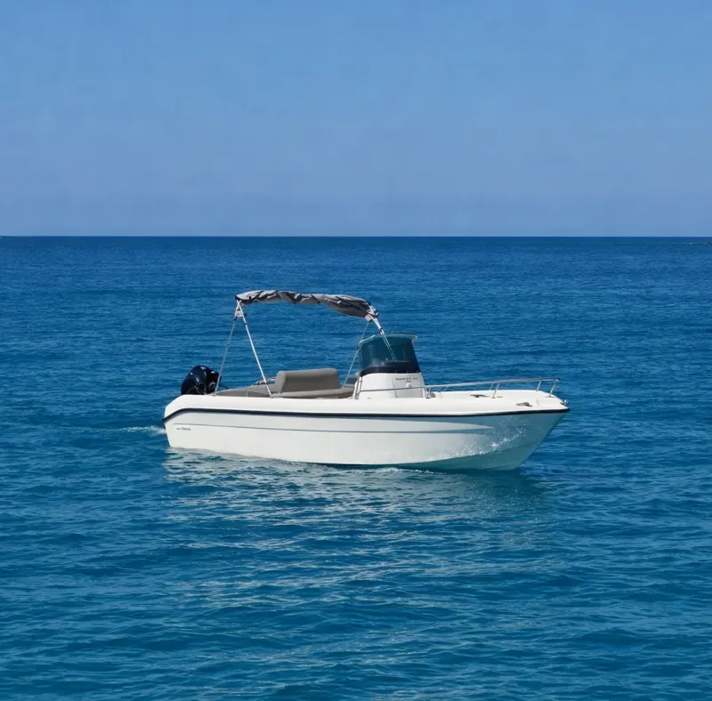GERAKAS, a 5.2m Poseidon Blu Water 185 for up to 6 passengers in Milos