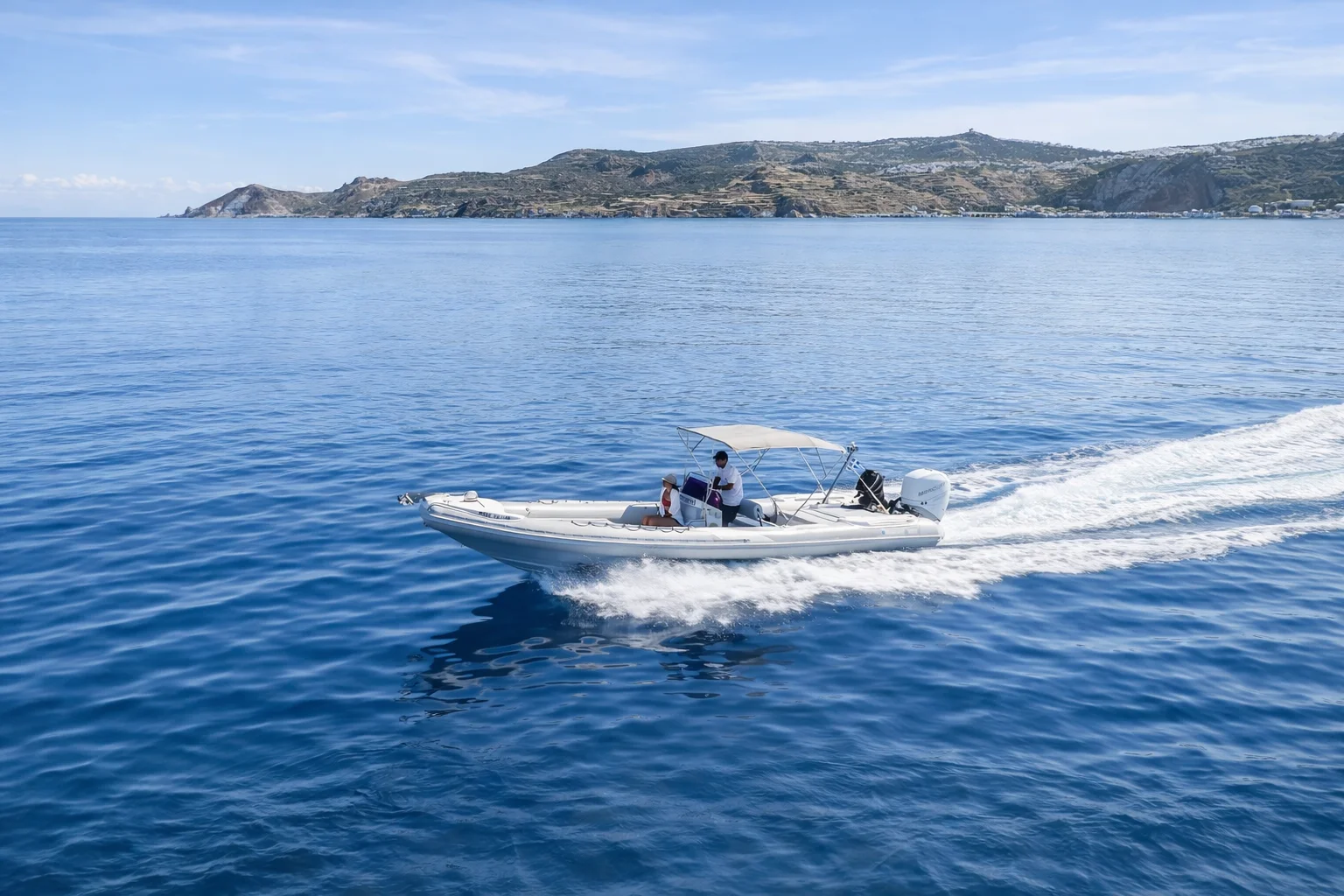 SEAWEED (Marvel 960) - RIB for rent in Milos, Cyclades, Greece - photo 5 of 5