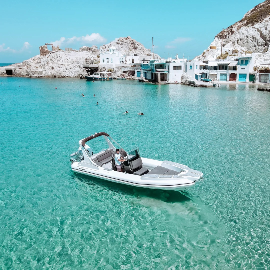 EVRIPUS (Evripus 8.55 RIB) - RIB for rent in Milos, Cyclades, Greece - photo 2 of 7