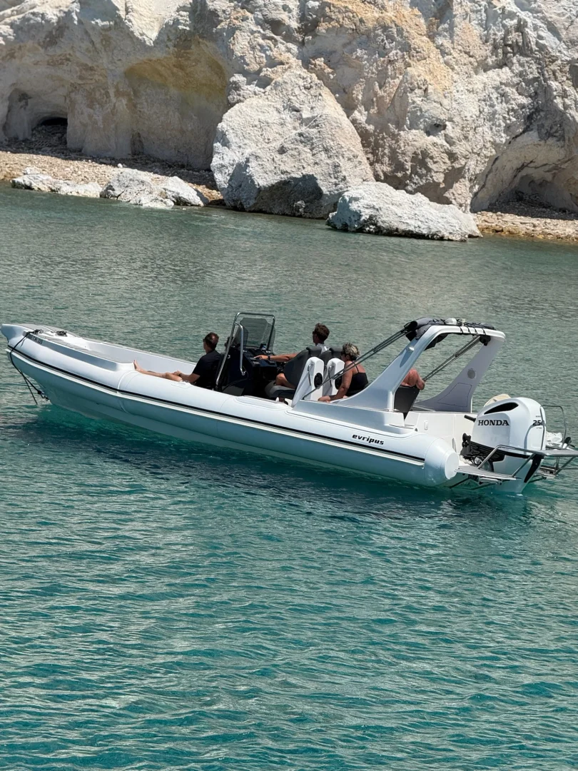 EVRIPUS (Evripus 8.55 RIB) - RIB for rent in Milos, Cyclades, Greece - photo 3 of 7