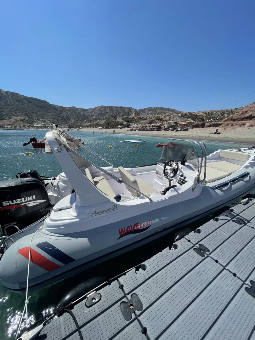 WAVE (Wave 6.50m R.I.B.) - RIB for rent in Milos, Cyclades, Greece - photo 2 of 5