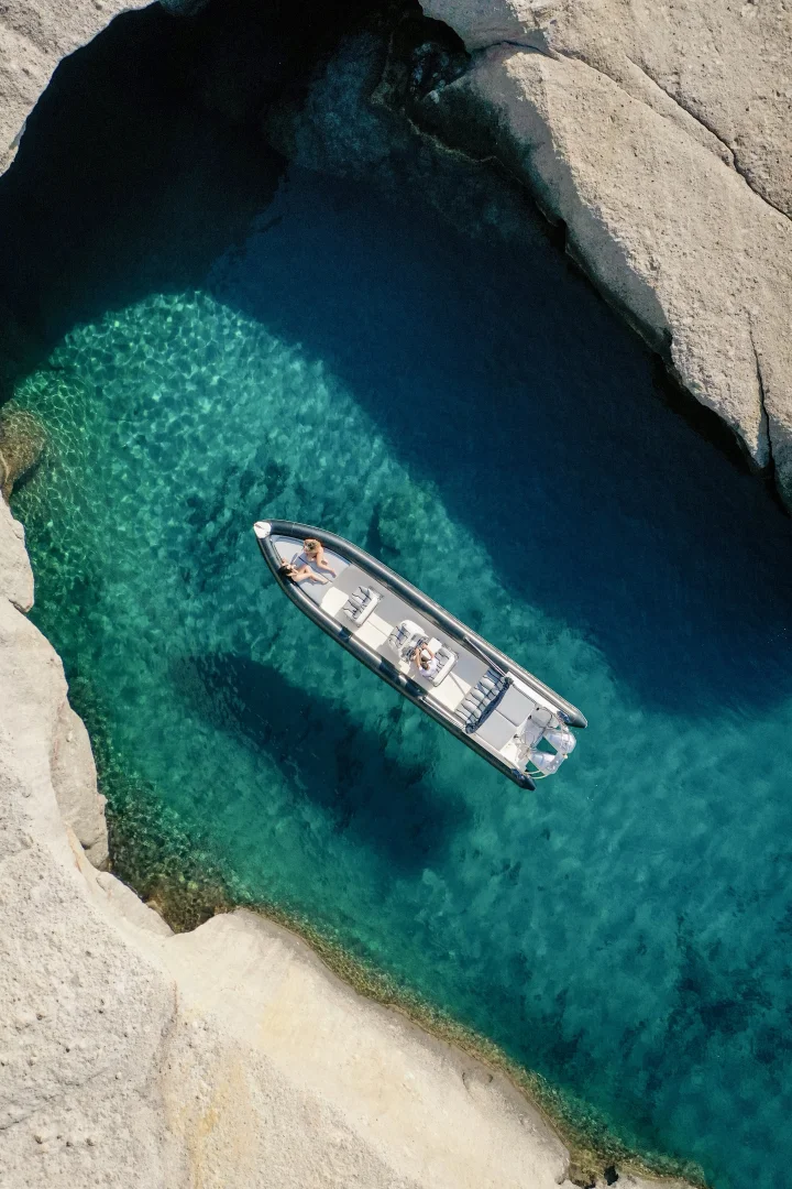 WAVERIDER (Cobra 38) - RIB for rent in Milos, Cyclades, Greece - photo 3 of 10