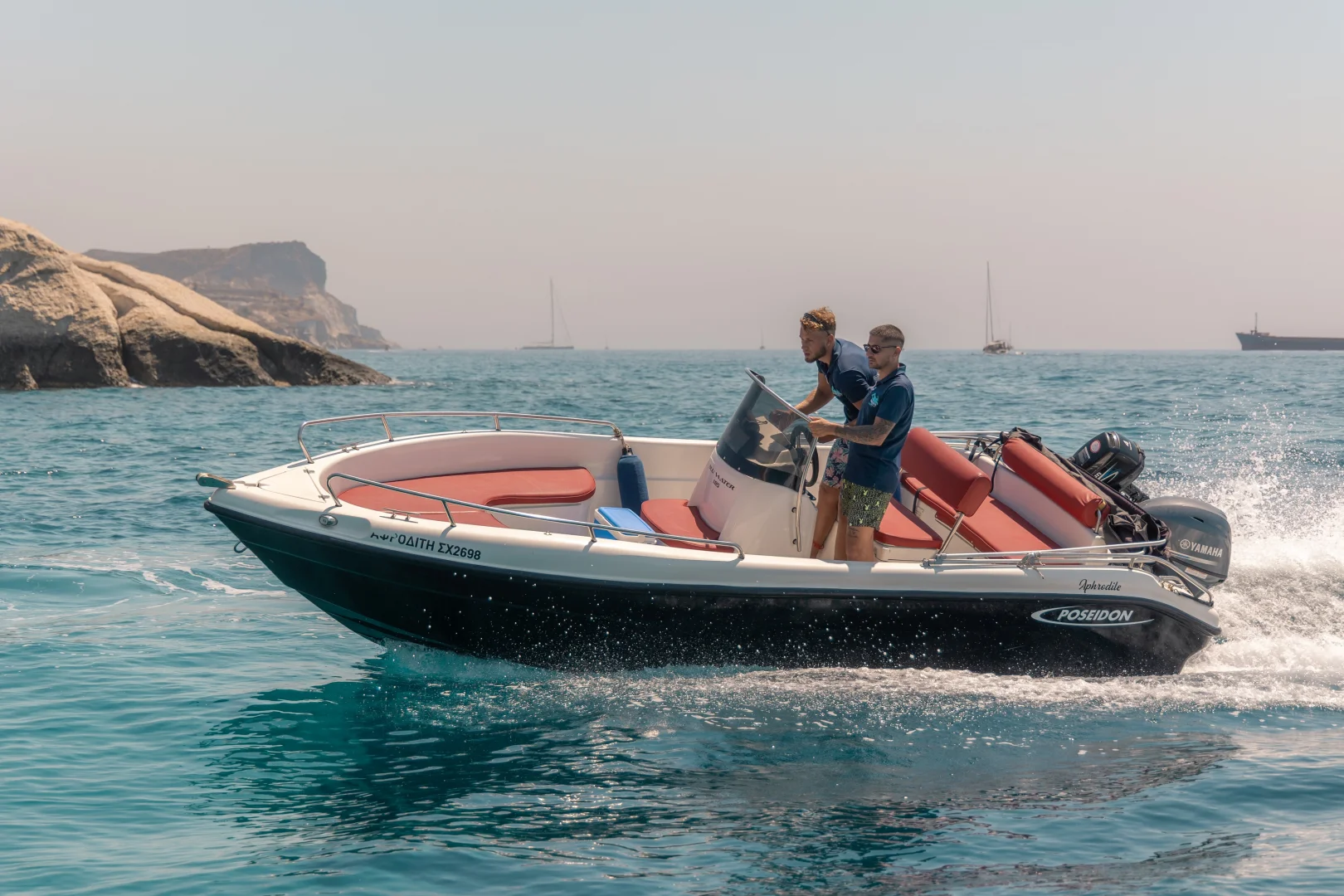 APHRODITE (Poseidon Blu Water 185) - Motor Boat for rent in Milos, Cyclades, Greece - photo 5 of 5