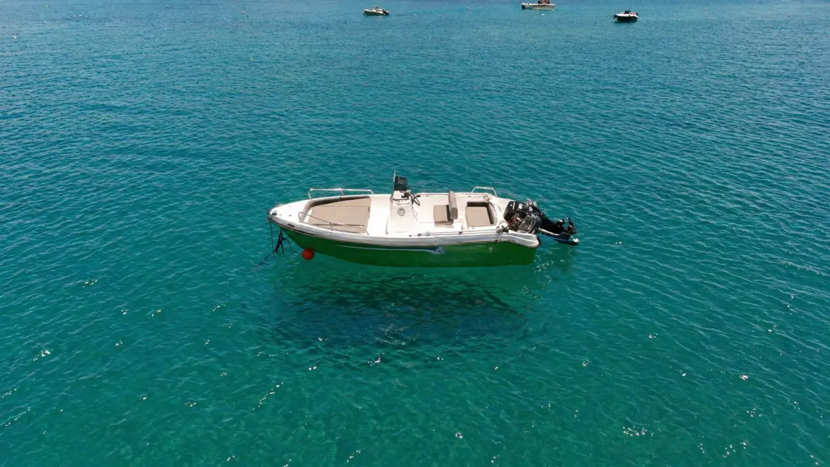 CRYSTAL 30HP (Crystal 30hp) - Motor Boat for rent in Milos, Cyclades, Greece - photo 3 of 6