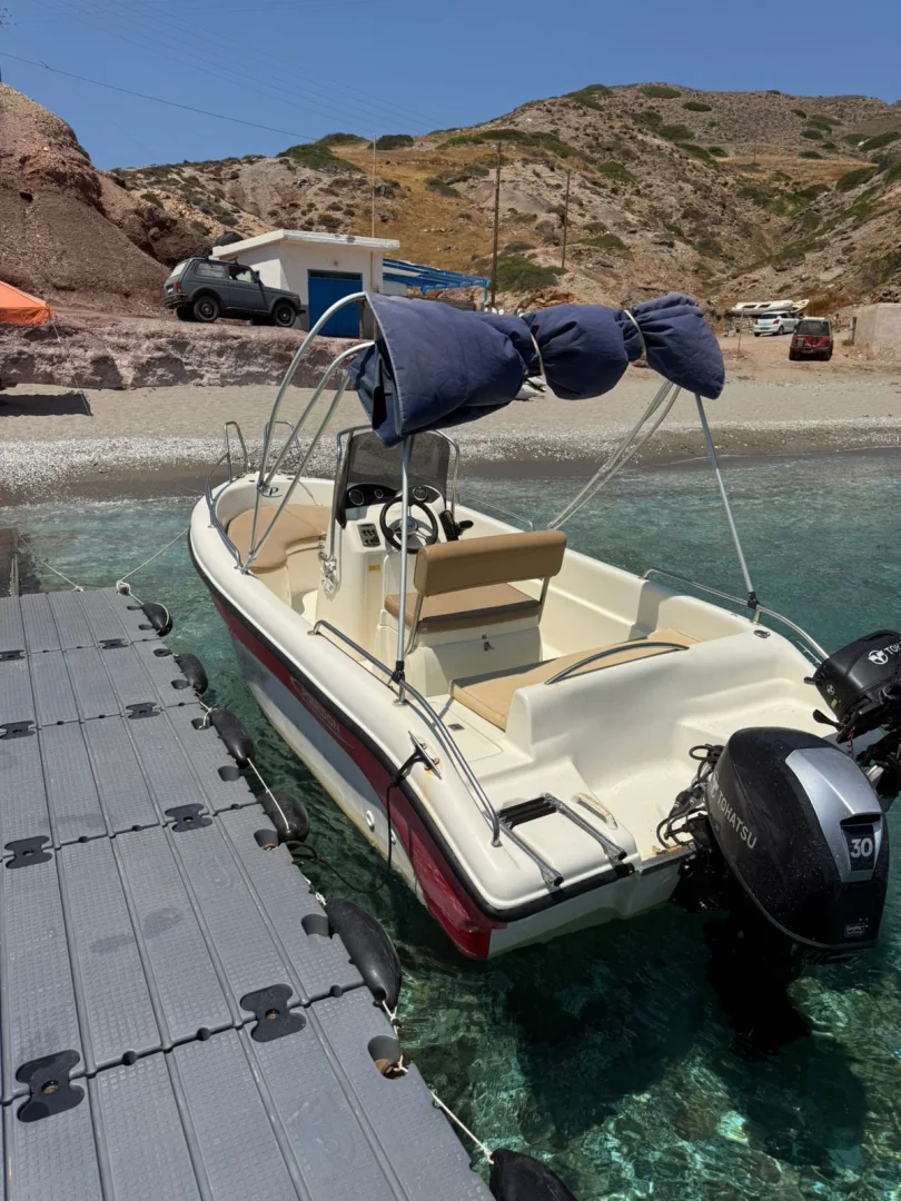 GALLINI I (Poseidon Blu Water 170) - Motor Boat for rent in Milos, Cyclades, Greece - photo 4 of 5