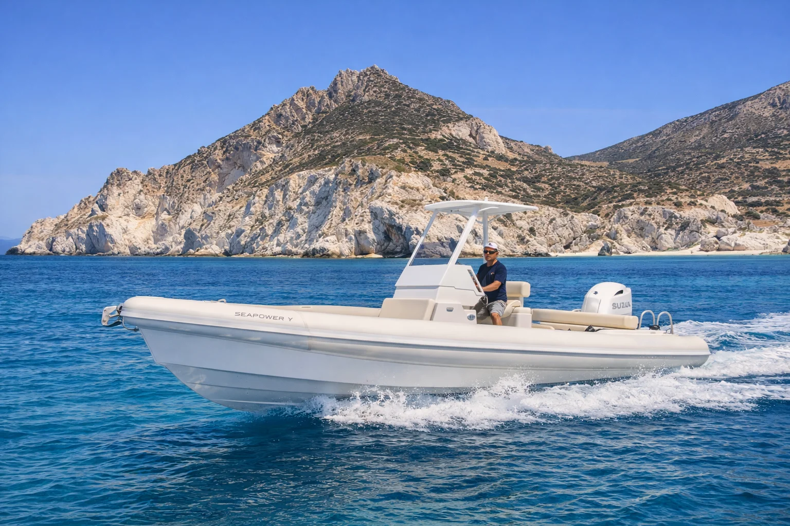 NERO (A7 Pro - Oceanic Pro) - RIB for rent in Milos, Cyclades, Greece - photo 5 of 5