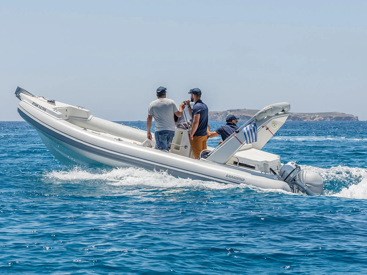 CYAN (Lambro 640) - RIB for rent in Milos, Cyclades, Greece - photo 5 of 5