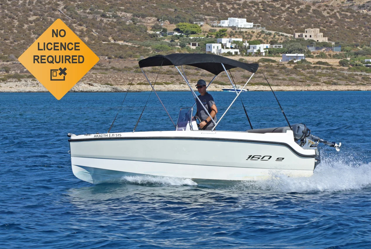 ALIA (Compass 160e) - Motor Boat for rent in Milos, Cyclades, Greece - photo 7 of 9