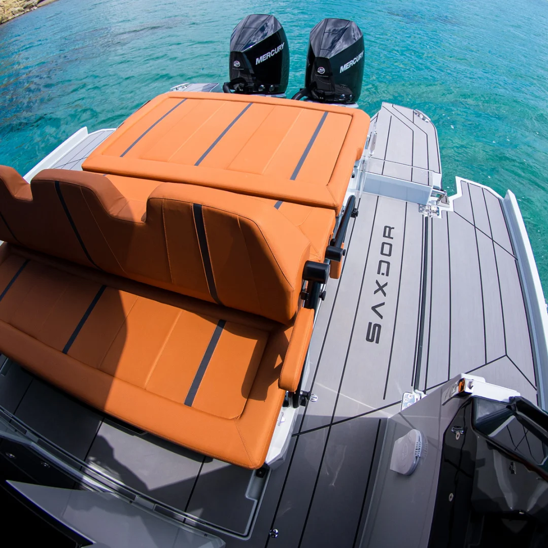 ATLAS, a 11m Saxdor 320 GTO for up to 9 passengers in Paros