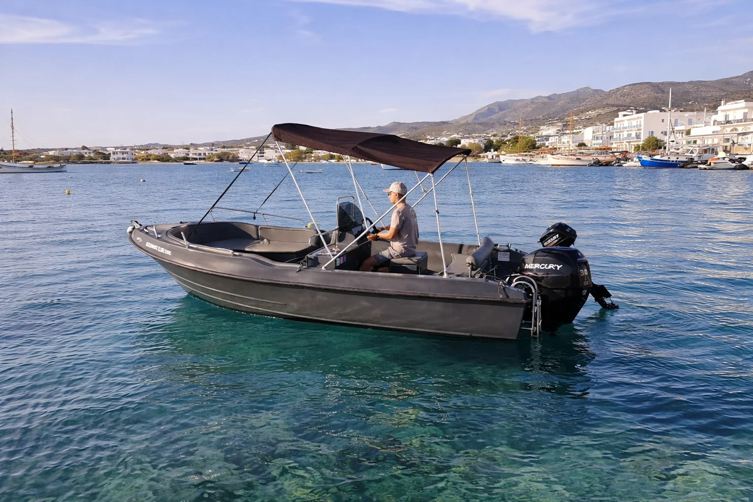 IASONAS (Assos 480) - Motor Boat for rent in Milos, Cyclades, Greece - photo 3 of 5