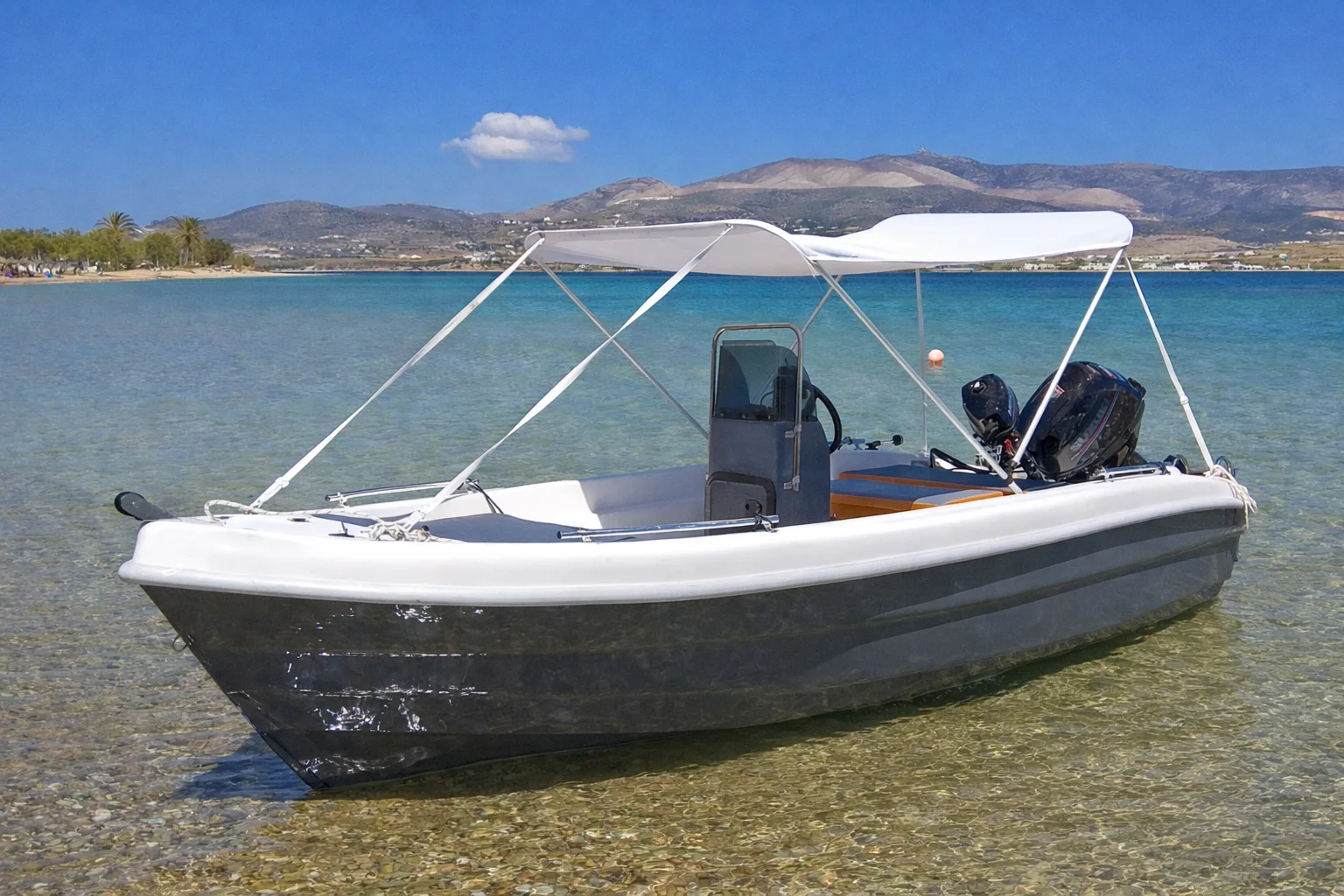 ORESTIS (Assos 455) - Motor Boat for rent in Milos, Cyclades, Greece - photo 2 of 5