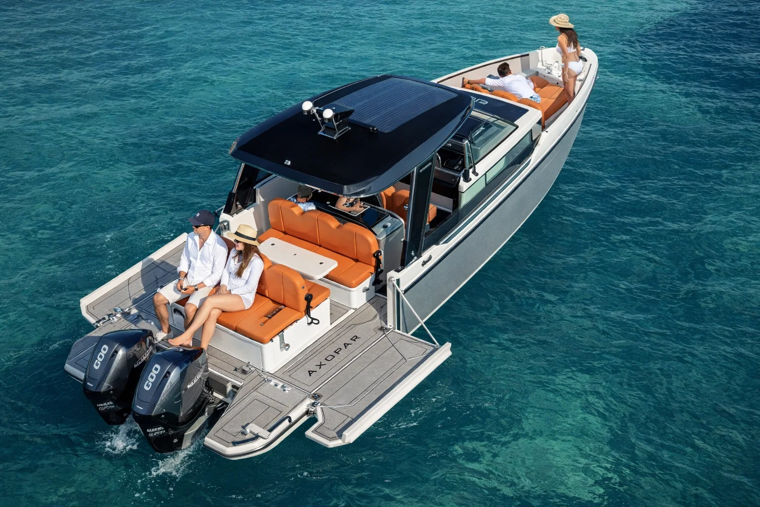 Saxdor IB, a 10.28m Saxdor 320 GTO for up to 8 passengers in Ios