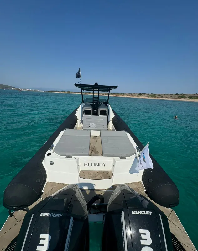BLONDY (Seafighter RIB 36) - RIB for rent in Milos, Cyclades, Greece - photo 4 of 10