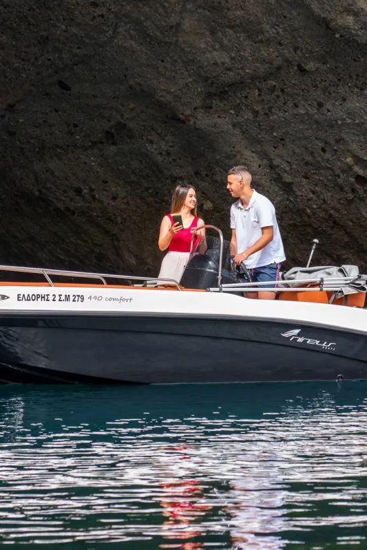 ELDORIS 2 NIREUS BLACK (Nireus 490) - Motor Boat for rent in Milos, Cyclades, Greece - photo 3 of 5