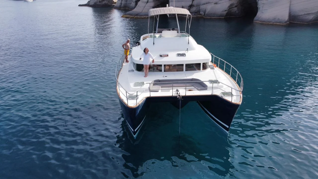 THOE (Lagoon 43 Catamaran) - Catamaran for rent in Milos, Cyclades, Greece - photo 4 of 5