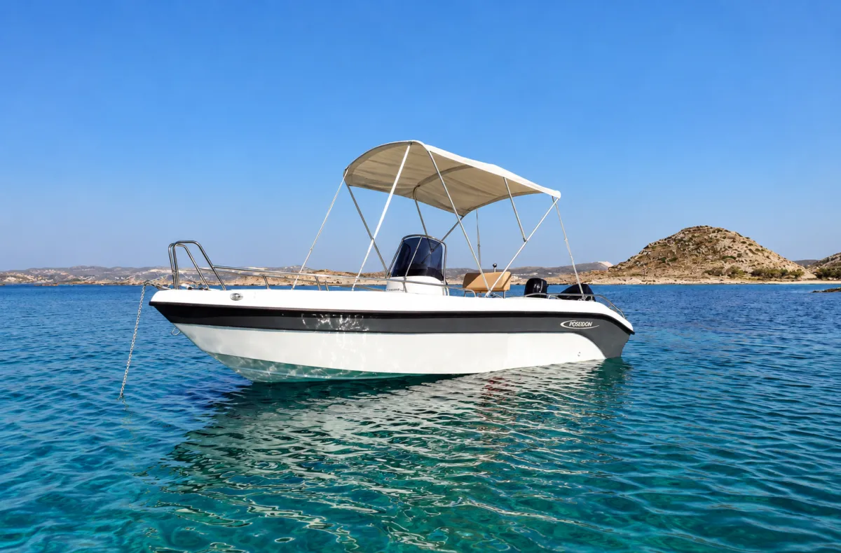 AURORA I (Poseidon Blu Water 170) - Motor Boat for rent in Milos, Cyclades, Greece - photo 3 of 5