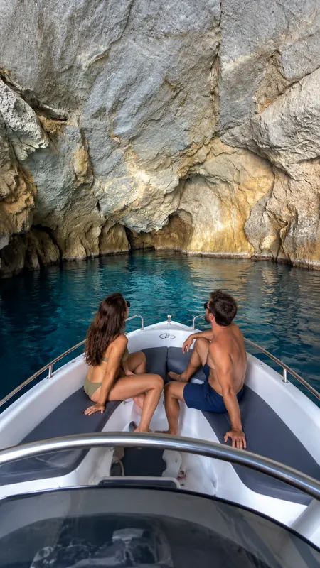 AURORA III (Poseidon Blu Water 170) - Motor Boat for rent in Milos, Cyclades, Greece - photo 5 of 5