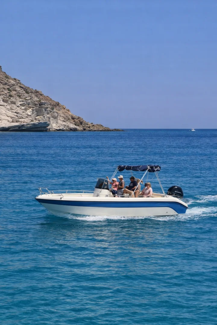 GALLINI (Poseidon Blu Water 170) - Motor Boat for rent in Milos, Cyclades, Greece - photo 2 of 5