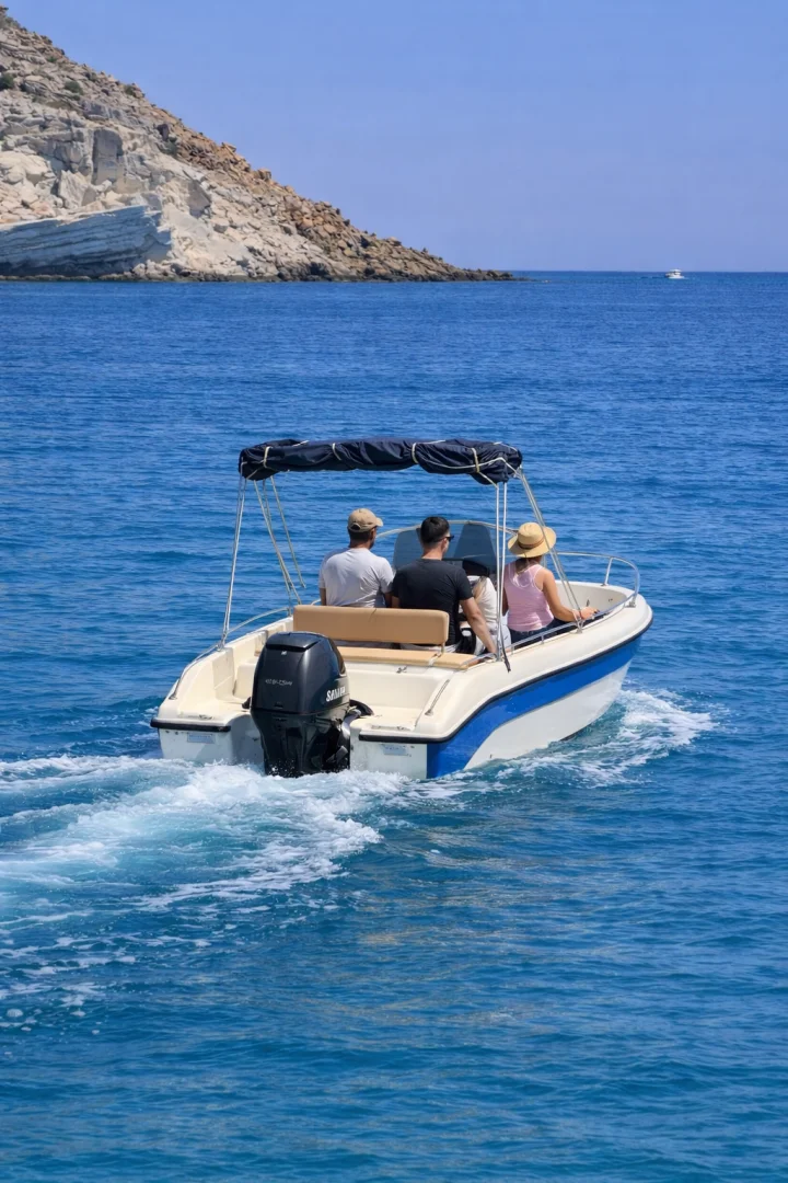GALLINI (Poseidon Blu Water 170) - Motor Boat for rent in Milos, Cyclades, Greece - photo 3 of 5