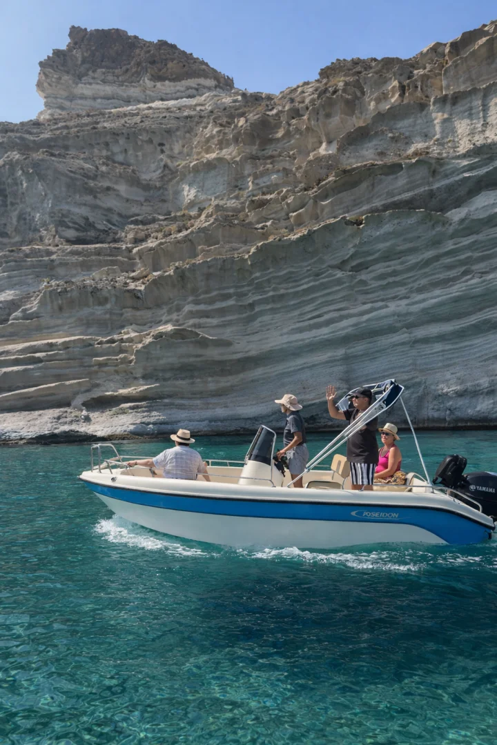 GALLINI (Poseidon Blu Water 170) - Motor Boat for rent in Milos, Cyclades, Greece - photo 5 of 5