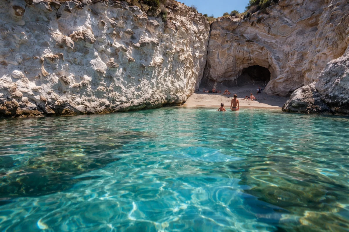 Baîte (Small Coves) - Milos destination guide