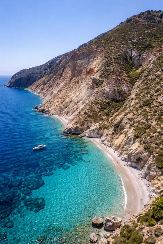 Komia - Milos destination guide content