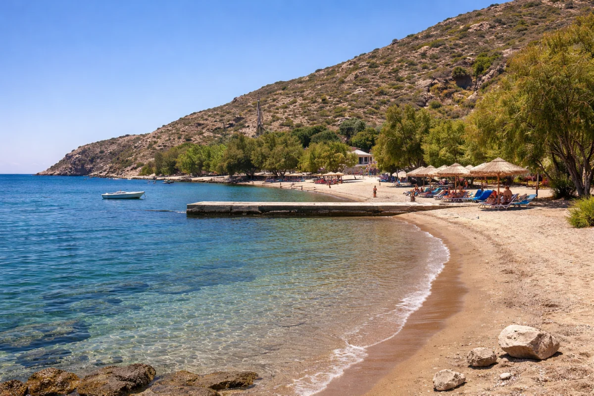 Lagáda - Milos destination guide content