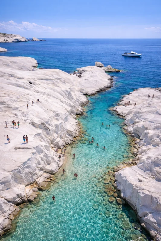 Sarakiniko - Milos destination guide content