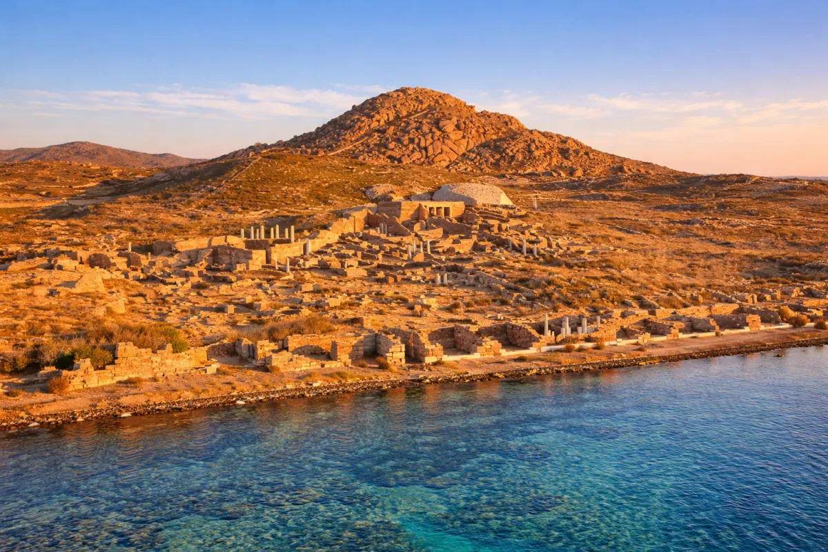 IRIS - Full Day Tour: Paros - Mykonos - Delos - Rinia - Delos